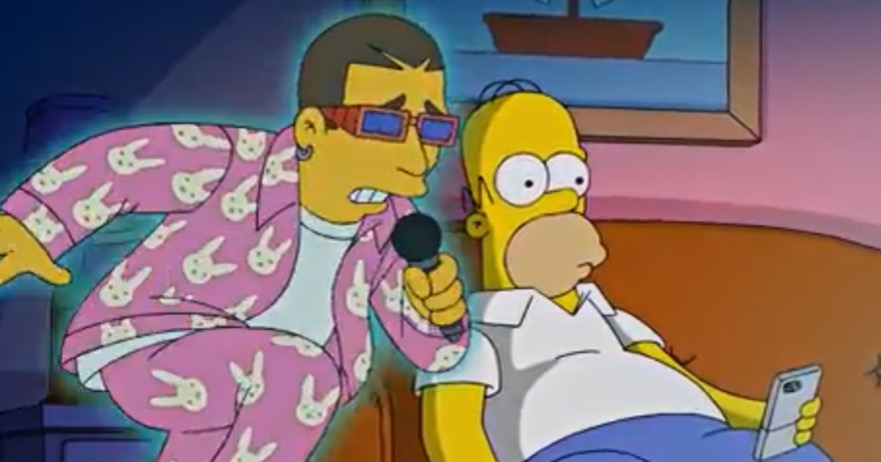 Bad Bunny estrena “Te Deseo Lo Mejor” junto a Los Simpsons